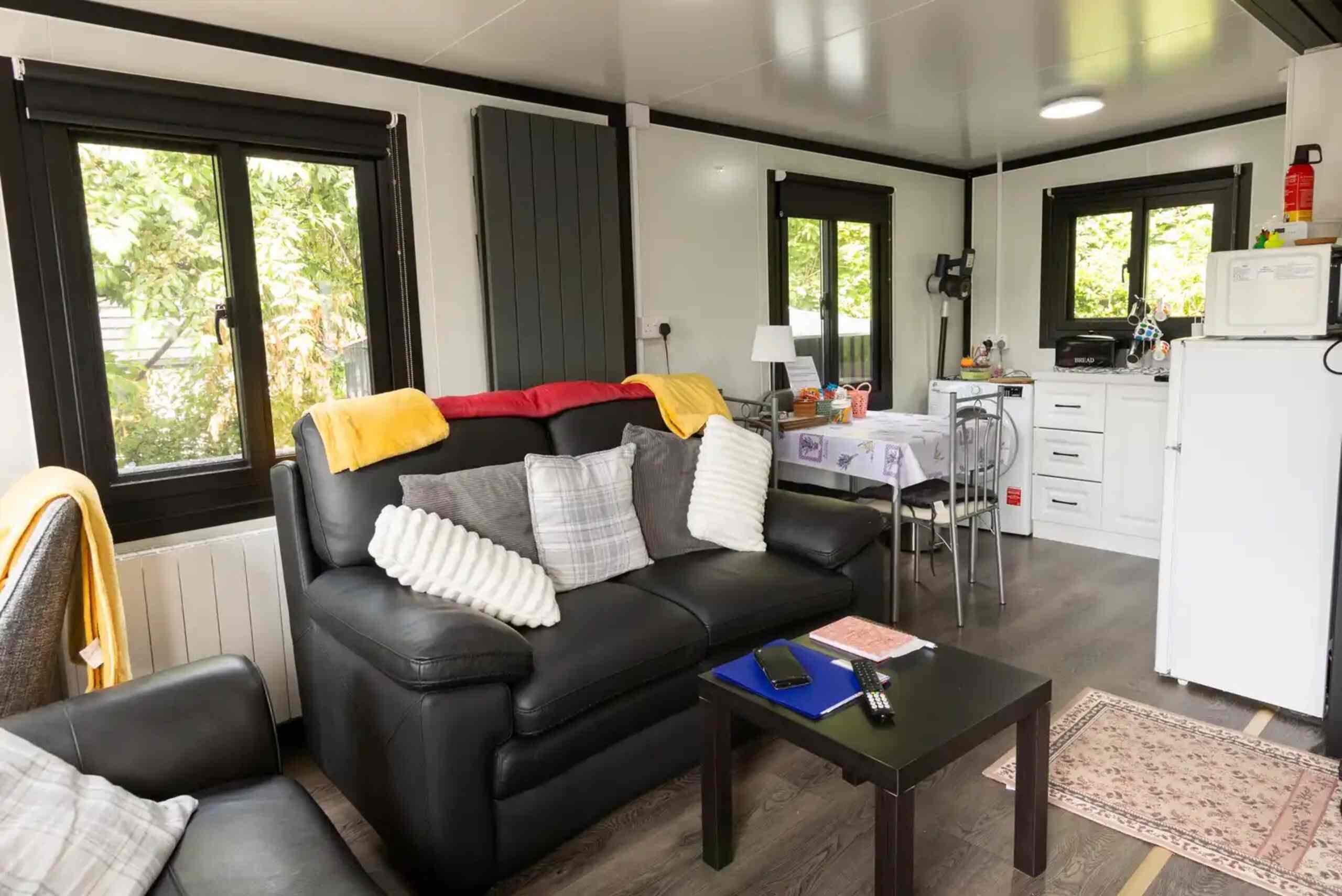 Open-Plan Living Room and Kitchen