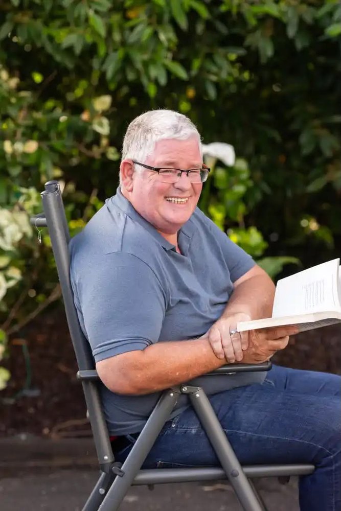 Gar, who hosts Sunset Retreat Cabin with Margaret